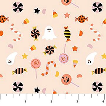 Peach Candies Sweet Treats 44"/45" Cotton Fabric Per Yard - Choice Fabrics91262-53