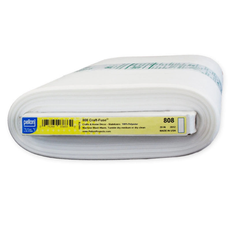 Pellon® 808 Craft-Fuse® Stabilizer 20" x 10 yard Bolt (White) - Choice FabricsPDS-808-2010BOLT