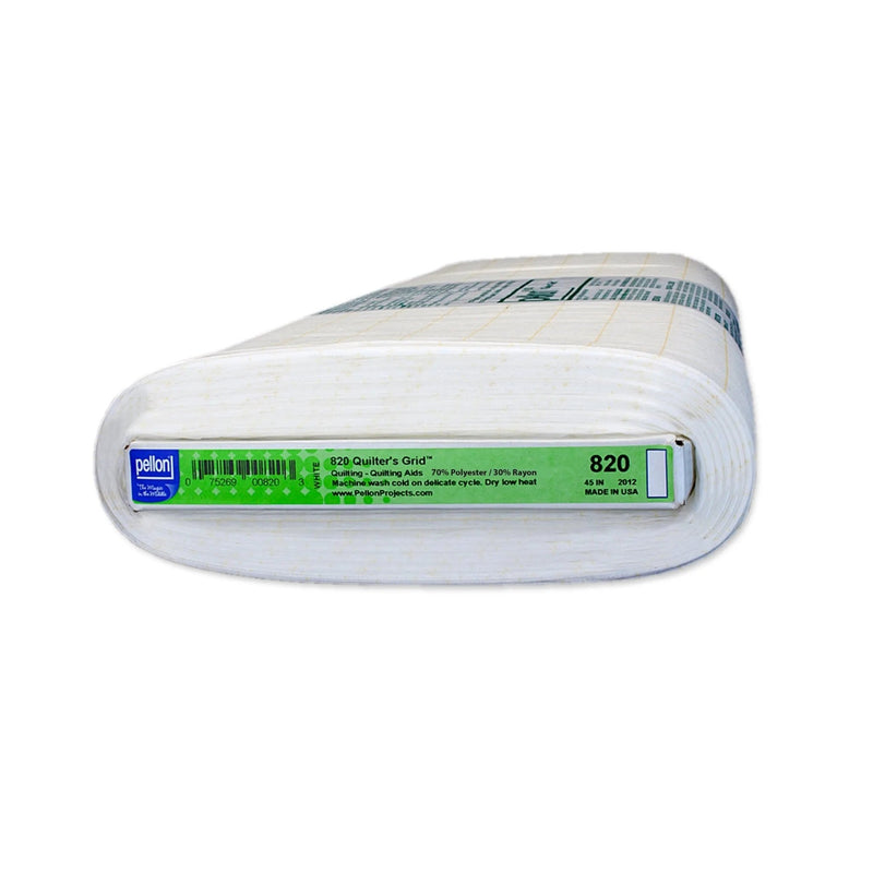 Pellon® 820 Fusible Quilter's Grid™ 45" x 10 yard Bolt (White) - Choice FabricsPDS-820-B10