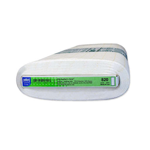 Pellon® 820 Fusible Quilter's Grid™ 45" x 10 yard Bolt (White) - Choice FabricsPDS-820-B10