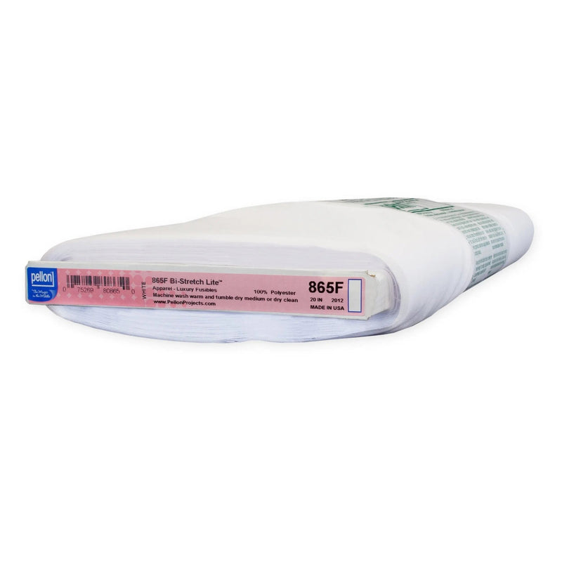 Pellon® 865F Bi-Stretch Lite™ Interfacing 20" x 10 yard Bolt (White) - Choice FabricsPDS-865F-2010BOLT