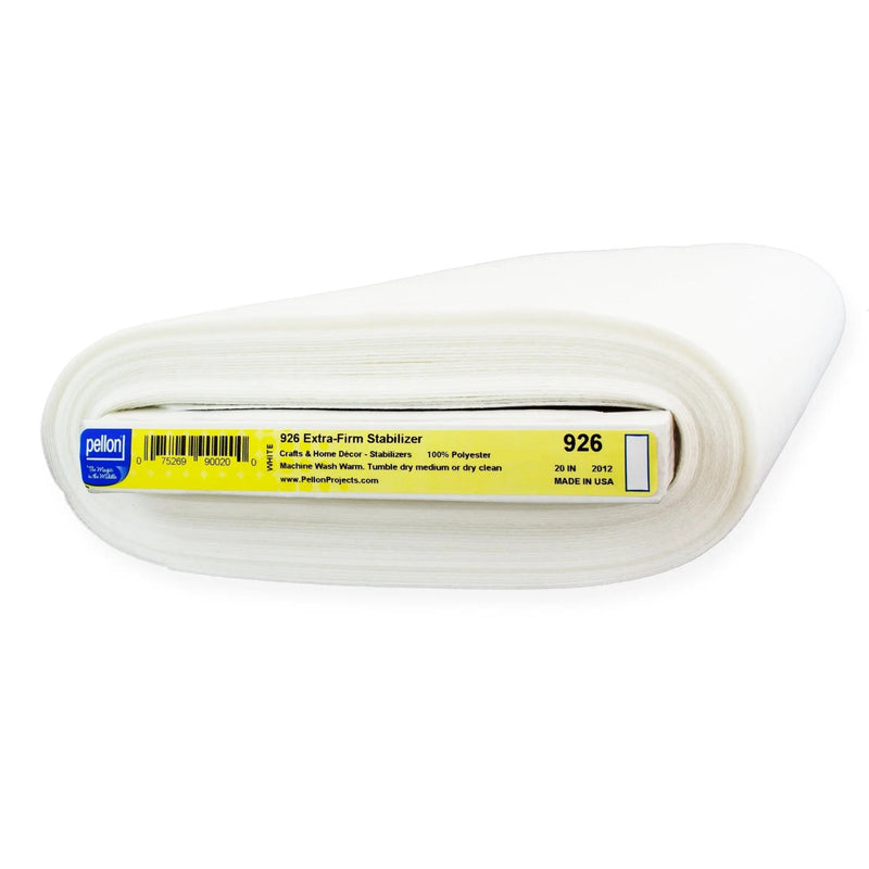 Pellon® 926 Sew-In Extra-Firm Stabilizer 20" x 10 yard Bolt (White) - Choice FabricsPDS-926-B10