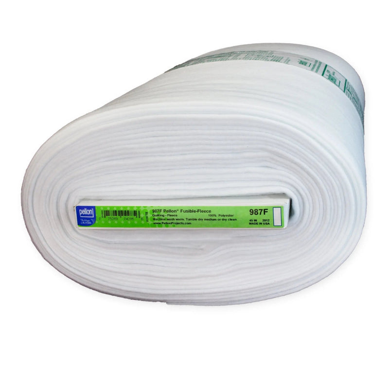 Pellon® 987F Fusible Fleece 45" x 10 yard Bolt (White) - Choice FabricsDS987F-B10