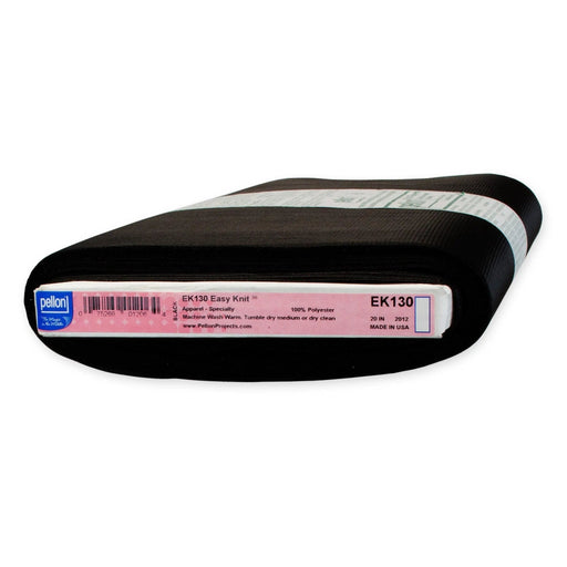 Pellon® EK130 Easy - Knit® Interfacing 20" x 10 yards Bolt. Color: Black. - Choice FabricsPDS-EK130B-2010BOLT