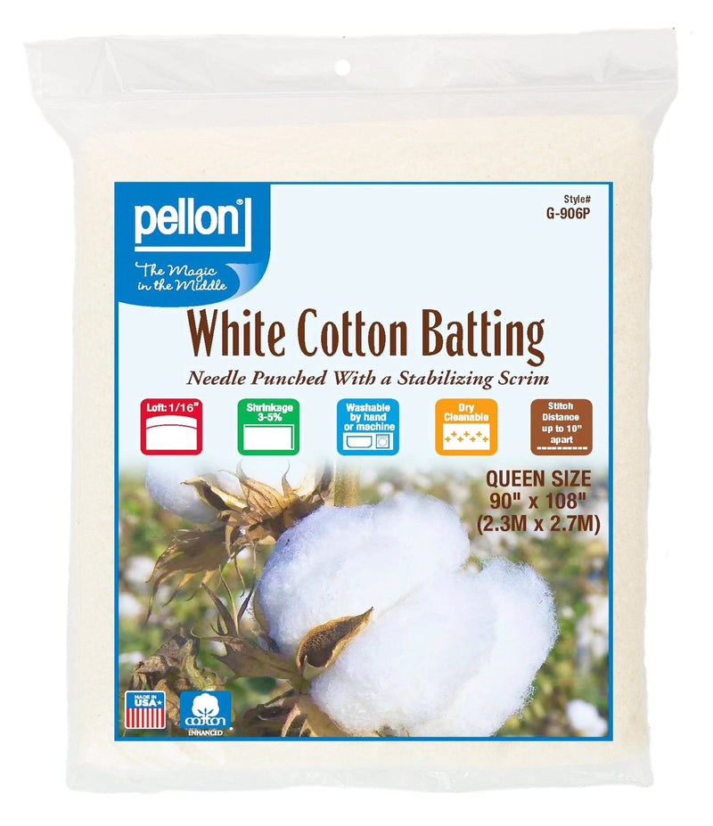 Pellon® Natural Cotton Batting With Scrim 90" x 6 yard Bolt - Choice FabricsPDS-DSFGNG906