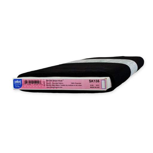 Pellon® SK135 Sheer - Knit™ Fusible Interfacing 20" x 10 yards Bolt. Color: Black. - Choice FabricsPDS-SK135B-2010BOLT