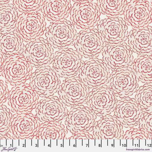 Peony Red Flourish And Bloom 44"/45" Cotton Fabric Per Yard - Choice FabricsPWHP008.RED
