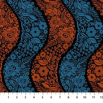 Perennial Borders Village Path in Night AMT139-99L Cotton 44"/45" Fabric Per Yard - Choice FabricsAMT139-99L