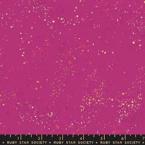 Pink Berry Speckled Metallic Cotton Wideback Fabric per yard - Choice FabricsRS5055-62M