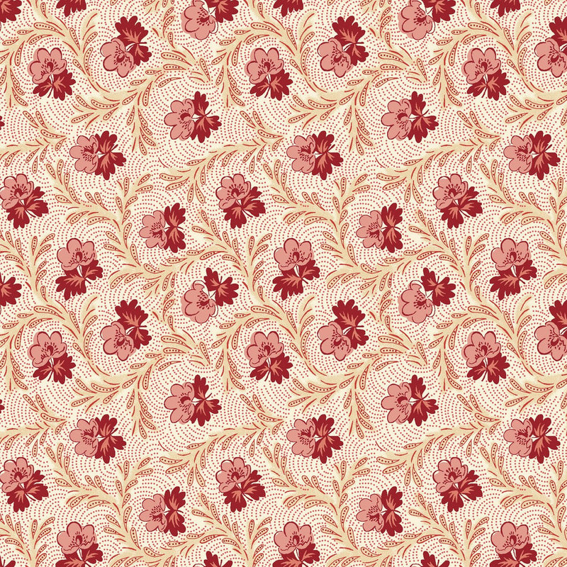 Pink Floral Garland Lost Gardens of Heligan Cotton 43"/44" Fabric Per Yard - Choice FabricsHEG-3584-22