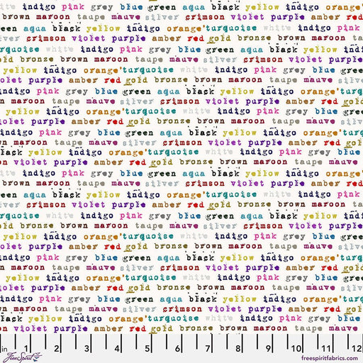 Polychrome Paper Stamped Cotton 44"/45" Fabric Per Yard - Choice FabricsPWSE052.PAPER