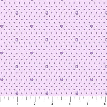 Purple Coral Dot Blender Squishmallows Cotton 44"/45" Fabric Per Yard - Choice FabricsSQ1005-80