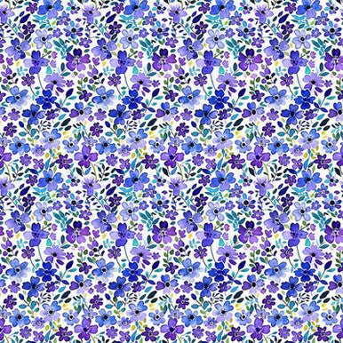 Purple Digital Lisa Lovelies 44"/45" Cotton Fabric Per Yard - Choice FabricsIBF18LOV-1