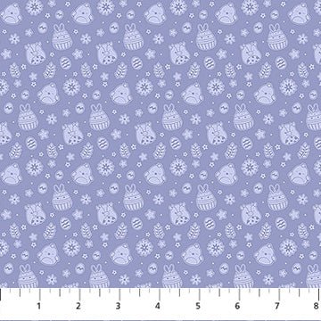 Purple Tossed Springtime Squishmallows Cotton 44"/45" Fabric Per Yard - Choice FabricsSQ1018-82