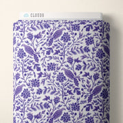 Purple Yolanda Birds and Branches Cotton 44/45 Fabric Per Yard - Choice Fabrics228474