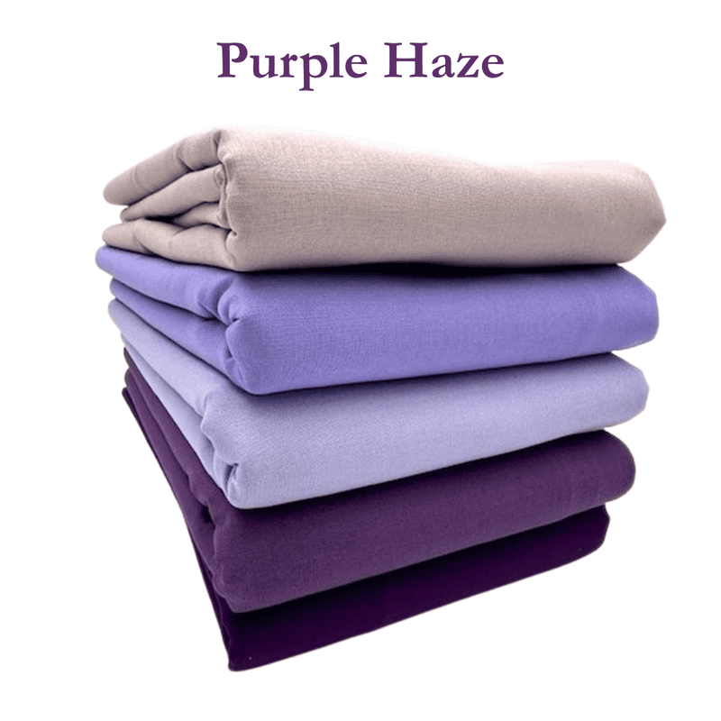 Supreme Solids - 5 - Yard Bundle - Purple Haze - Choice FabricsFF-61291-011
