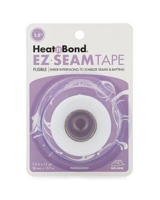 HeatnBond EZ-Seam Fusible Batting Tape 1.5 in x 15 yd - Choice FabricsQ2229
