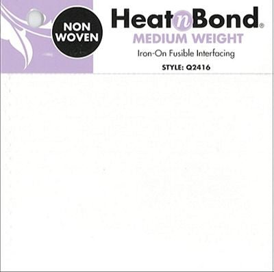 HeatnBond Medium Weight Fusible Interfacing White 20 in x 25 yd - Choice FabricsQ2416