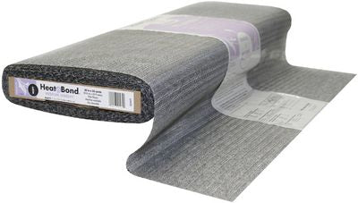 HeatnBond Medium Weight Weft Fusible Interfacing Charcoal 20 in x 25 yd - Choice FabricsQ2469