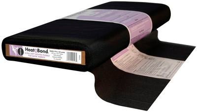HeatnBond Ultra Soft Woven Fusible Interfacing Black 19 in x 25 yd - Choice FabricsQ2506