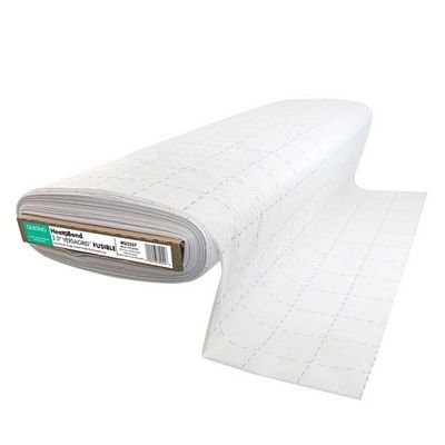 HeatnBond VersaGrid Fusible Interfacing with 2.5 in Grid White 48 in x 25 yd - Choice FabricsQ2527