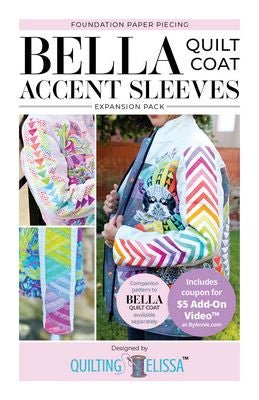 Bella Accent Sleeves Foundation Paper Piecing Expansion Pattern - Choice FabricsQE103