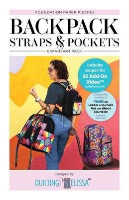 Backpack Straps and Pockets Foundation Paper Piecing Expansion Pattern - Choice FabricsQE104