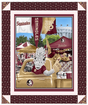 Florida State Seminoles - Tailgate Panel - Quilt Kit - Choice FabricsFSU-KIT-1