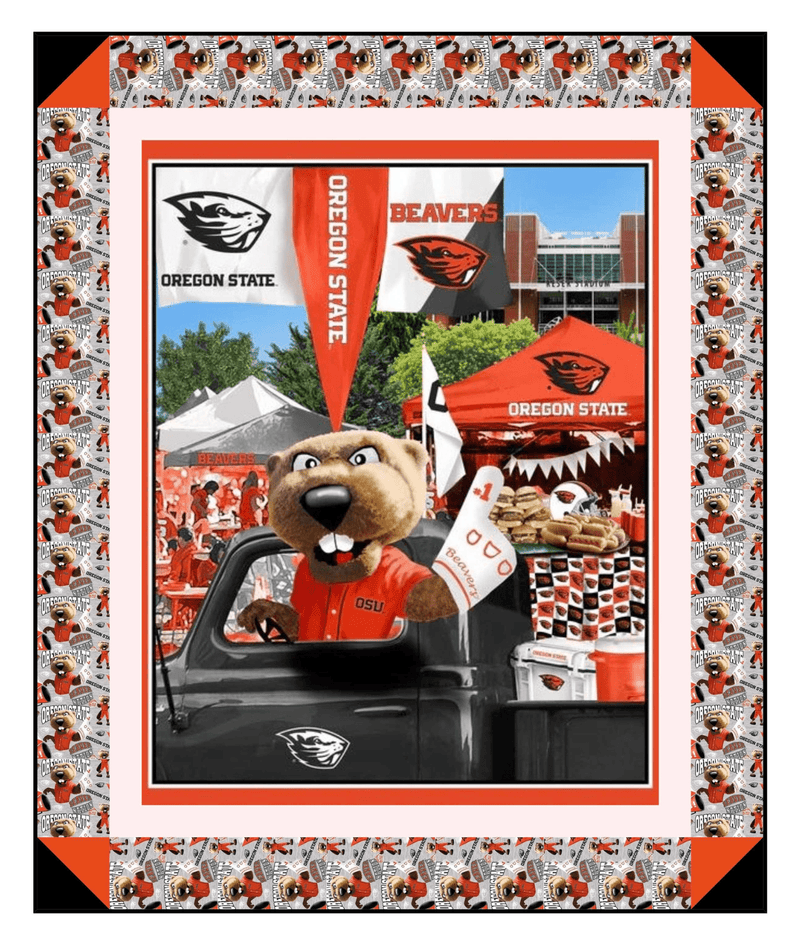 Oregon State Beavers - Tailgate Panel - Quilt Kit - Choice FabricsOSU-KIT-1