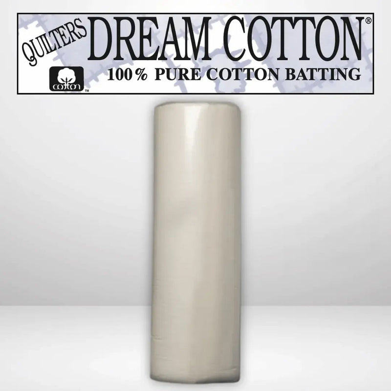 Quilters Dream Deluxe Natural Cotton Batting King Roll - 120" x 30 yards - AVAILABLE FOR PRE - ORDER - ROUGHLY 8 WEEKS - Choice FabricsQDDS-N6KR