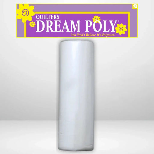 Quilters Dream Deluxe White Poly Batting King Roll - 120" x 25 yards - Choice FabricsQDDS-P6KR