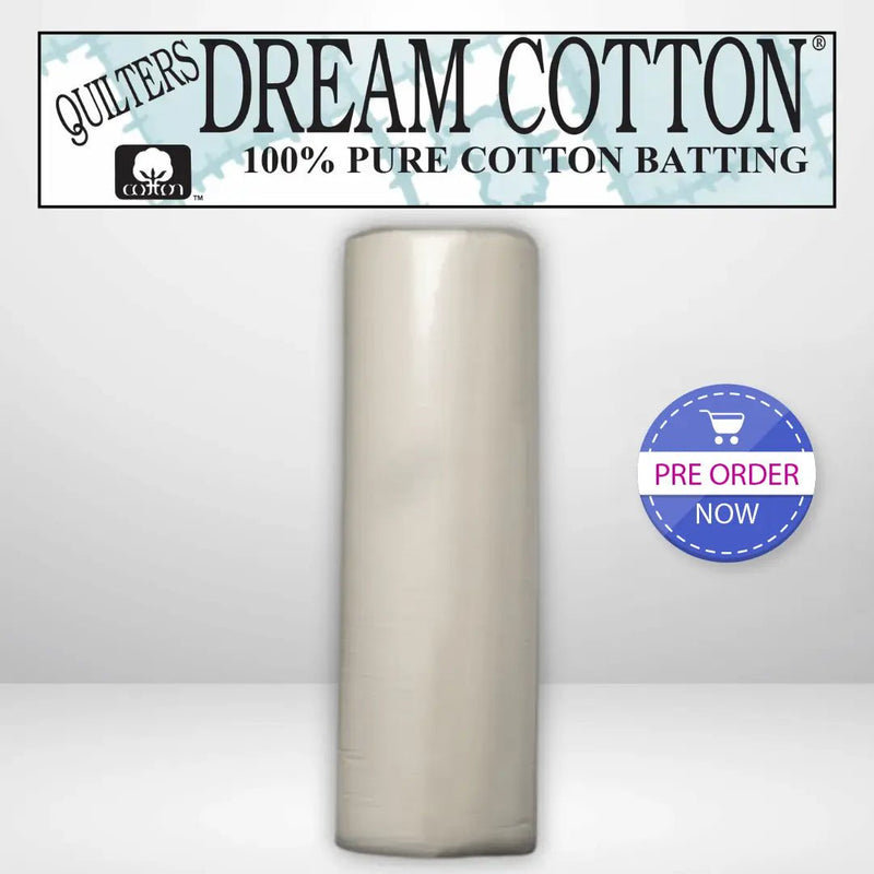 Quilters Dream Request Natural Cotton Batting Queen Roll - 93" x 30 yards - AVAILABLE FOR PRE - ORDER - ROUGHLY 8 WEEKS - Choice FabricsQDDS-N3QR