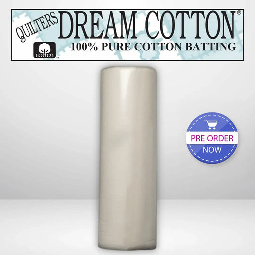 Quilters Dream Request Natural Cotton Batting Queen Roll - 93" x 30 yards - AVAILABLE FOR PRE - ORDER - ROUGHLY 8 WEEKS - Choice FabricsQDDS-N3QR