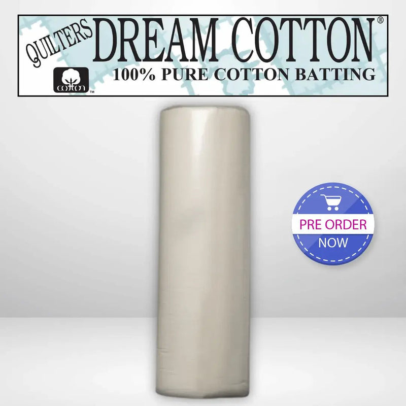 Quilters Dream Request Natural Cotton Batting Throw Roll - 60" x 30 yards - AVAILABLE FOR PRE - ORDER - ROUGHLY 8 WEEKS - Choice FabricsQDDS-N3SR