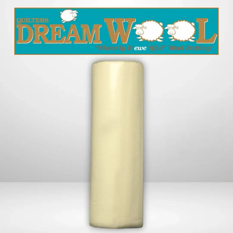 Quilters Dream Wool Batting King Roll - 120" x 20 yards - Choice FabricsQDDS-WOOLKR