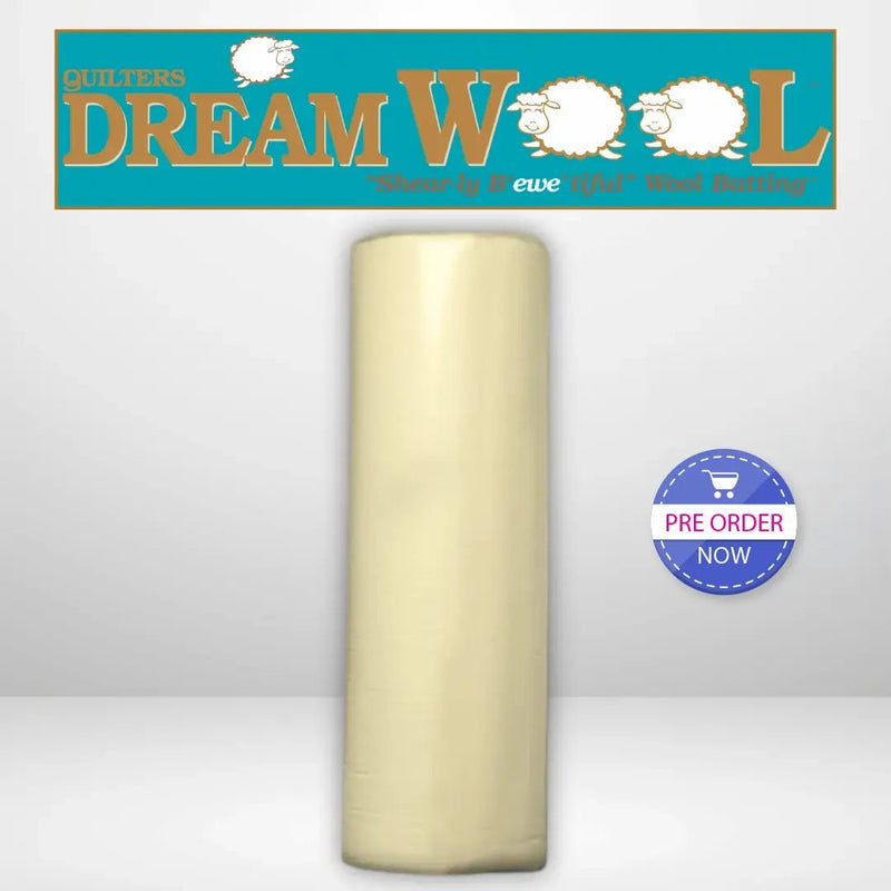 Quilters Dream Wool Batting Queen Roll - 93" x 25 yards - Choice FabricsQDDS-WOOLQR