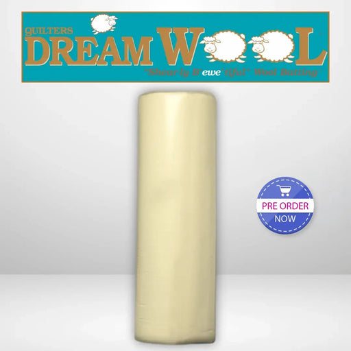 Quilters Dream Wool Batting Queen Roll - 93" x 25 yards - Choice FabricsQDDS-WOOLQR