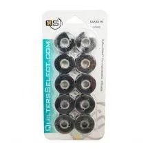 Quilters Select Bobbins - Class 15 - BLACK - Choice FabricsRNKDS-QB0900