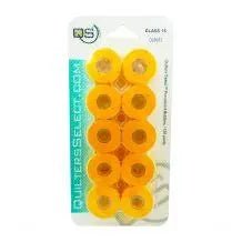 Quilters Select Bobbins - Class 15 - GOLDENROD - Choice FabricsRNKDS-QB0523