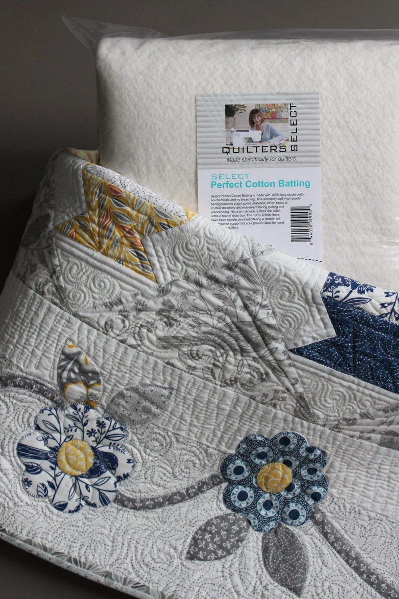 Quilters Select Perfect Cotton Batting 93" x 100" - Full Cut - Choice FabricsRNKDS-QSPC2-FULL