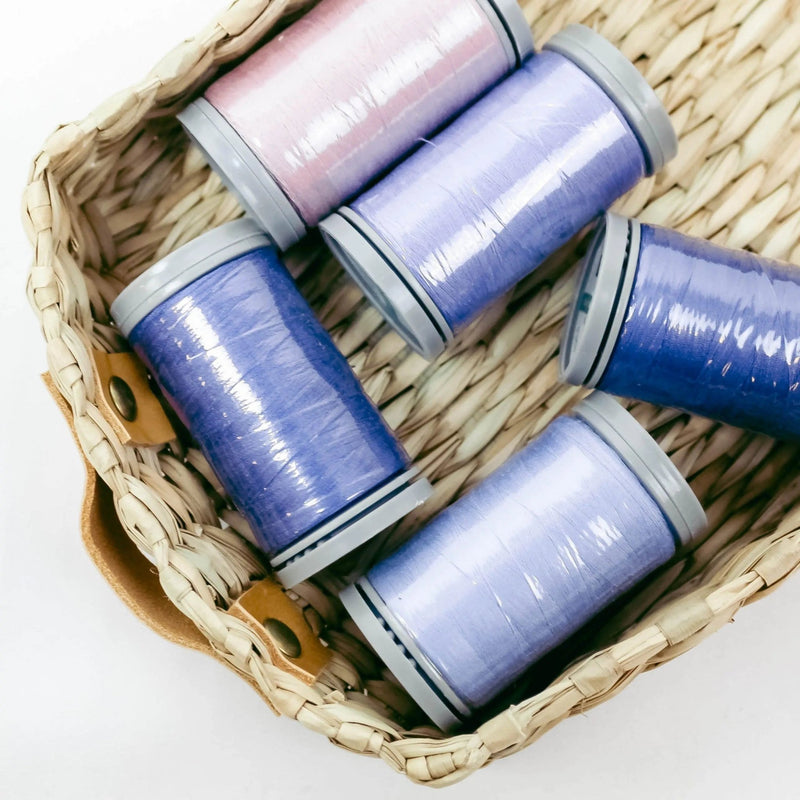 Quilters Select Thread - Tube of 5 colors 400M - PURRFECT PINK CHRYSANTHEMUM AREFEL PLUSH PURPLE PRINCE - Choice FabricsRNKDS-QST60-TUBE6