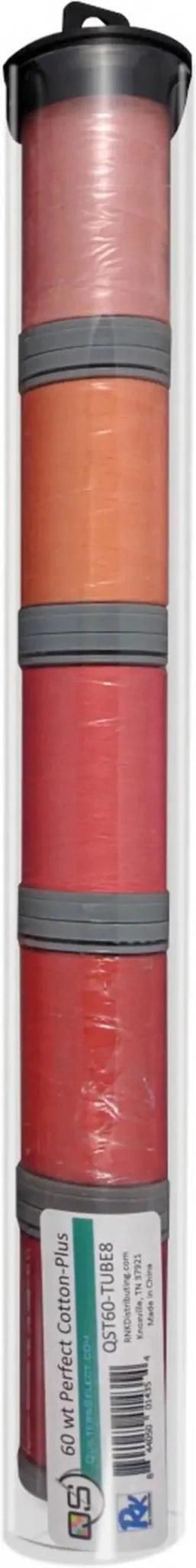 Quilters Select Thread - Tube of 5 colors 400M - SEASHELL SERENITY CORAL HARVEST MOON PARTY PINK - Choice FabricsRNKDS-QST60-TUBE8