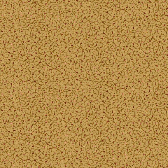 Colorful Coordinates & Stashing - Vine - Gold - Choice FabricsR171448D-GOLD