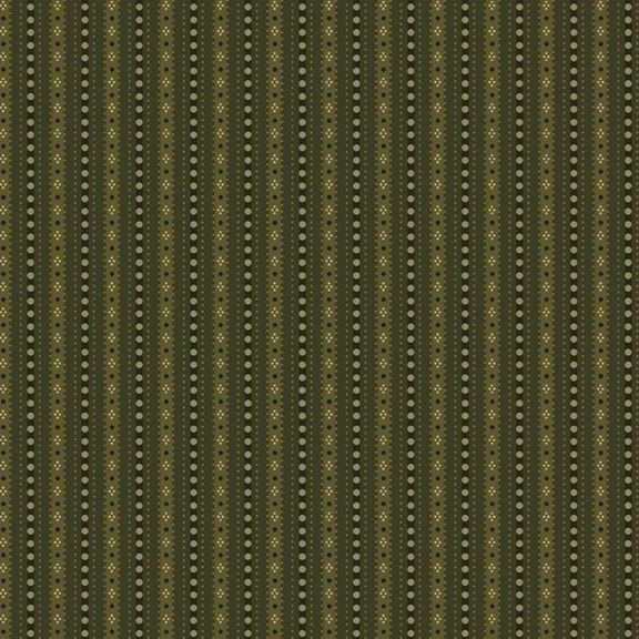 Colorful Coordinates & Stashing - Dotted Stripe - Green - Choice FabricsR171453D-GREEN