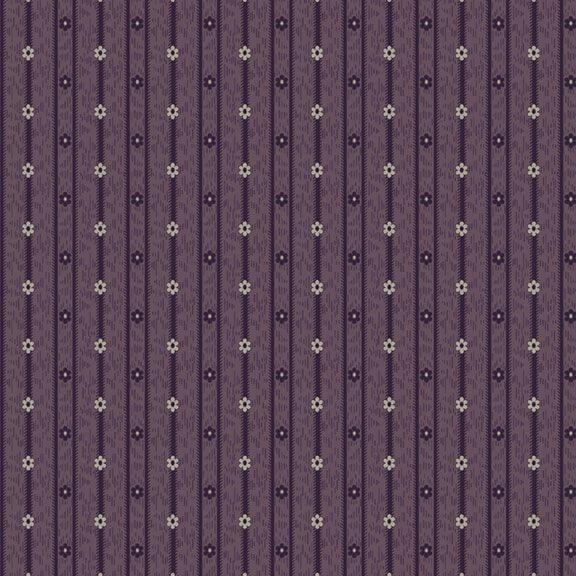 Colorful Coordinates & Stashing - Daisy Stripe - Purple (3 - Yard Pack) - Choice FabricsR171463D-PURPLE