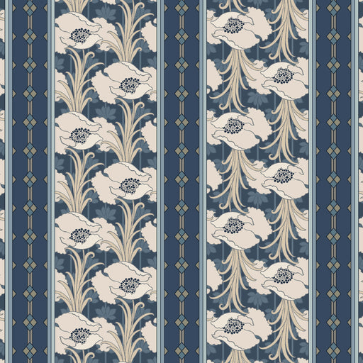 Nouveau - Deco Stripe - Navy (3 - Yard Pack) - Choice FabricsR651062D-NAVY