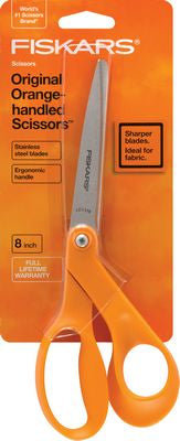 Fiskars 8" Bent Right Handed Scissors