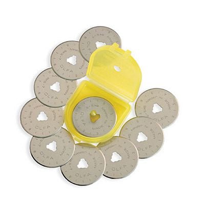OLFA 28 mm Rotary Cutter Replacement Blades 10 Pack - Choice FabricsRB28-10