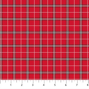 Rudolph The Red-Nosed Reindeer Plaid Red 44"/45" Cotton Fabric Per Yard - Choice FabricsRD1009-24