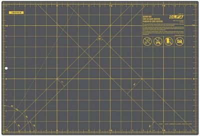 OLFA Double-Sided Self-Healing Cutting Mat Gray 12 in x 18 in - Choice FabricsRM-CG-01/GRY